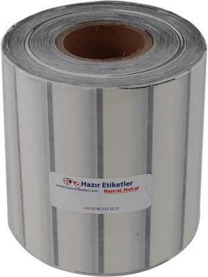 SBN - Store Prime Pp Şeffaf Kutu Kapatma Etiketi Rulo Etiket, 100MM x 20MM Çap 900 Adet, Yuvarlak Transparan