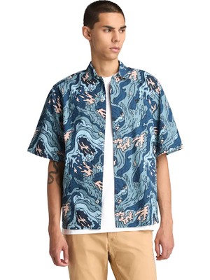 Timberland Seersucker Graphic Resort Shirt