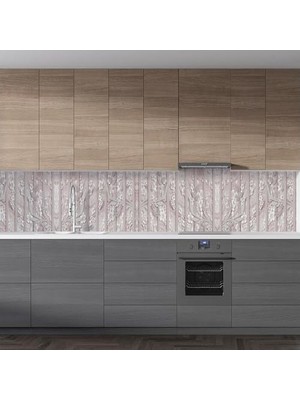 SBN - Store Prime Mutfak Tezgah Arası Folyo Kaplama Folyosu Beyaz Çiçekler 60X500 cm