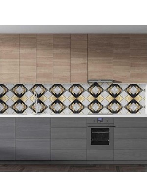 SBN - Store Prime Mutfak Tezgah Arası Folyo Kaplama Folyosu Art Deco 60X100 cm