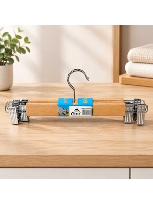 Birsence Ahşap Mandallı Etek Askısı 33 cm