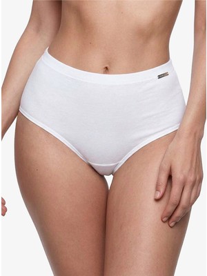 Blackspade Kadın Yüksek Bel Slip Külot 1633 - Beyaz