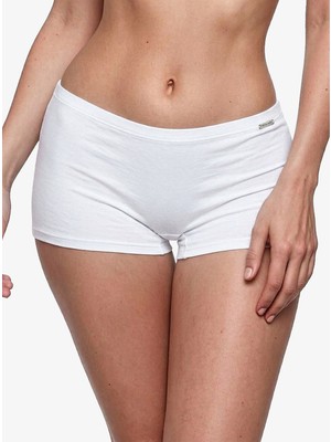 Blackspade Kadın Modal Elastan Boxer 1634 - Beyaz