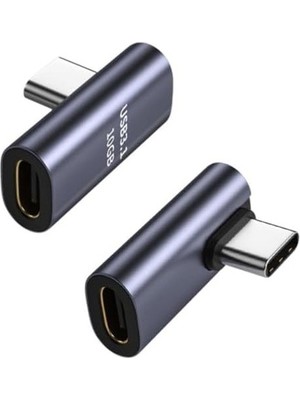 SBN - Store Prime USB Type-C Uzatıcı Çevirici Dönüştürücü Adaptör 90 Derece L Tipi Erkek - Dişi AL6027