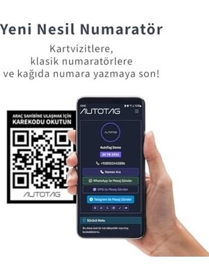 SBN - Store Prime Qr Kodlu Akıllı Araç Etiketi - Karekod Numaratör - Içten Yapıştırmalı Cam Etiket