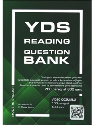 Yds Reading Question Bank (Video Çözümlü)
