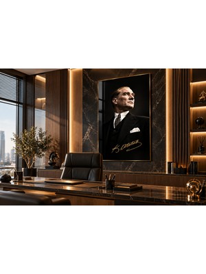 The Goods Concept Mustafa Kemal Atatürk Cam Tablo