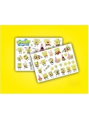 SBN - Store Prime Sponge Bob Sünger Bob Etiket 2 Sayfa 36 Adet Etiket