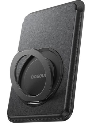 SBN - Store Prime Magpro 3 Manyetik Standlı Cüzdan, Magsafe Wallet Siyah