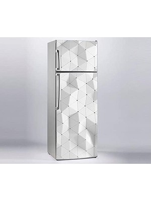 SBN - Store Prime Buzdolabı Kaplama Dolap Kaplama Etiketi 3 Boyutlu Geometrik