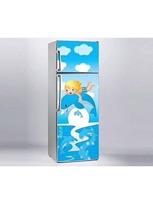 SBN - Store Prime Buzdolabı Kaplama Dolap Kaplama Etiketi Çocuk Balık