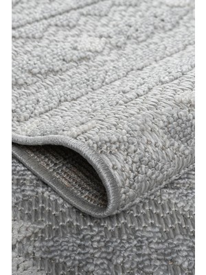 Saklı Home Iskandinav Modern Tasarım Sisal Bukle Özel Ölçü Salon Oturma Odası Koridor Halısı Gri Krem