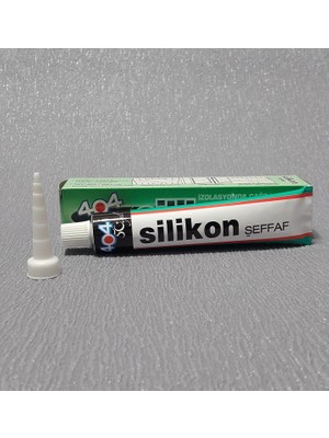 Su Sızdırmaz Lavabo Küvet Fayans Silikonu Şeffaf Tüp 55 G