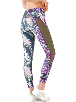 Inci Gri Yoga Fitness Pilates Koşu Sporcu Taytı, OZLMT116YNC