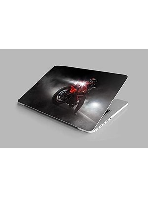 SBN - Store Prime Laptop Notebook Pc Kaplama Etiketi Motorsikletli Adam