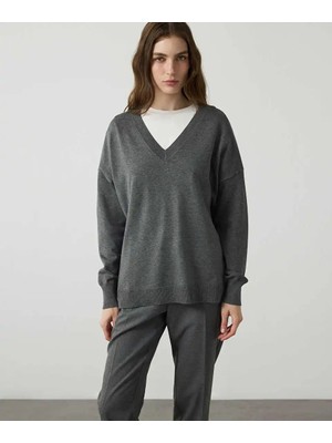 Miss İpekyol V Yaka Basic Triko IW6260050131126