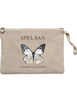 Z zepplin April Rain To Whom It May Concern Krem Clutch Astarlı Cüzdan / El Çantası