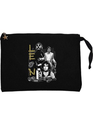 Z zepplin Leon Siyah Clutch Astarlı Cüzdan / El Çantası
