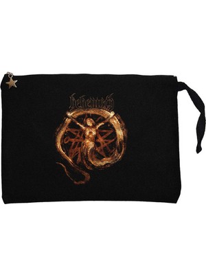 Z zepplin Behemoth Kali Siyah Clutch Astarlı Cüzdan / El Çantası