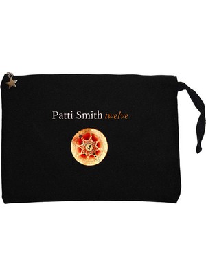 Z zepplin Patti Smith Twelve Siyah Clutch Astarlı Cüzdan / El Çantası