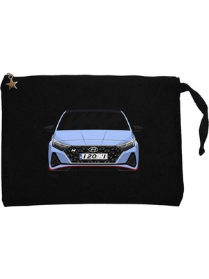 Z zepplin Hyundai İ20N Siyah Clutch Astarlı Cüzdan / El Çantası