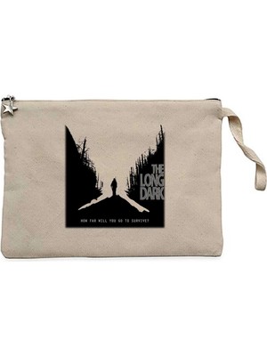 Z zepplin The Long Dark Krem Clutch Astarlı Cüzdan / El Çantası