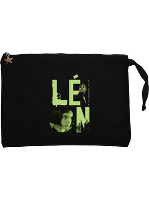 Z zepplin Leon Film Siyah Clutch Astarlı Cüzdan / El Çantası