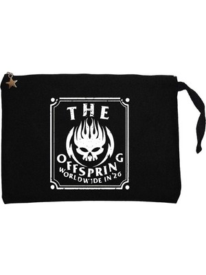 Z zepplin The Offspring Worldwide In '26 Siyah Clutch Astarlı Cüzdan / El Çantası