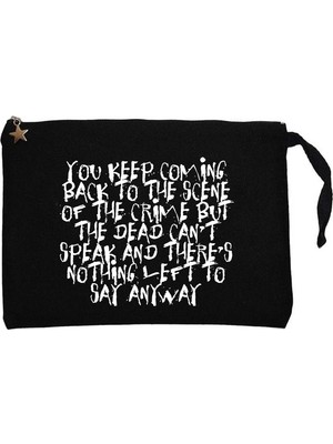 Z zepplin Three Days Grace One-X Tex Siyah Clutch Astarlı Cüzdan / El Çantası