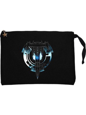 Z zepplin Trivium Soroso Siyah Clutch Astarlı Cüzdan / El Çantası