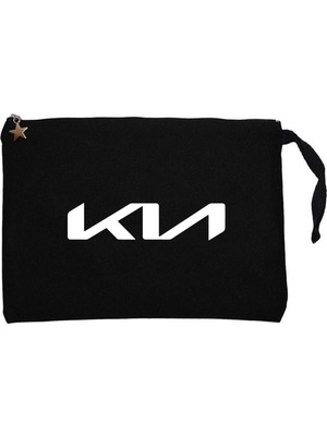 Z zepplin Kia New Logo Siyah Clutch Astarlı Cüzdan / El Çantası