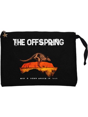 Z zepplin The Offspring Raw & Down Siyah Clutch Astarlı Cüzdan / El Çantası
