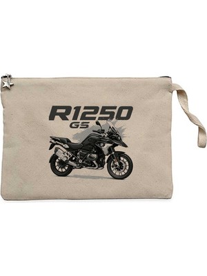 Z zepplin Bmw R1250 Gs Krem Clutch Astarlı Cüzdan / El Çantası