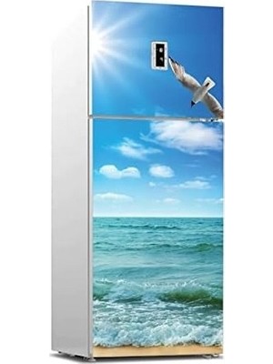 SBN - Store Prime Buzdolabı Kaplama Dolap Kaplama Etiketi Deniz Manzara