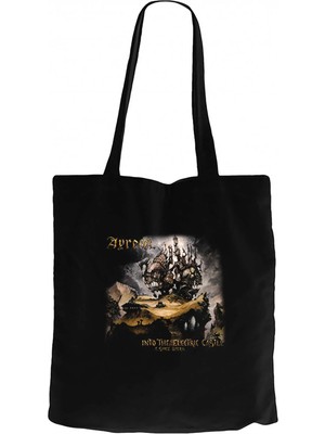 Z zepplin Ayreon Electric Castle Siyah Fermuarlı Bez Çanta Gabardin
