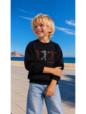 Overdo Erkek Çocuk Kabarma Baskılı 2ip Sweatshirt