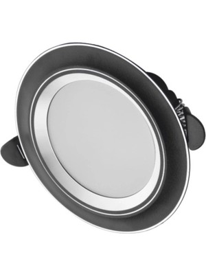 Burada Bulabilirsin 1 Adet Cata Ct 5258 Zebra Siyah Kasa 6W Sıva Altı LED Spot 3 Renk