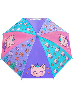 Milk&moo Caty Mermaid Çift Katmanlı Çocuk Şemsiyesi