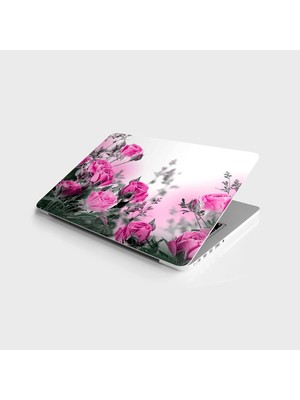 SBN - Store Prime Laptop Bilgisayar Notebook Pc Kaplama Etiketi Pembe Güller