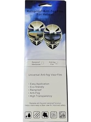 SBN - Store Prime Scharf Yüksek Kaliteli Anti-Fog Kask Camı - Buğu Tutmaz, Net Görüş! Unıversal