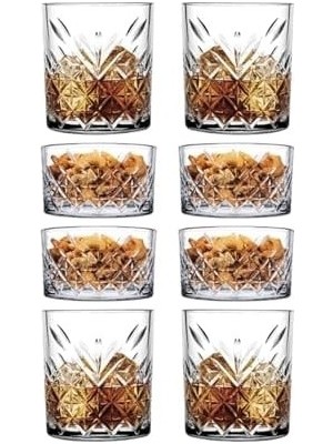 SBN - Store Prime 8 Parça Viski Keyfi Seti - 4 Viski Bardağı + 4 Çerezlik Kase 0693357394025