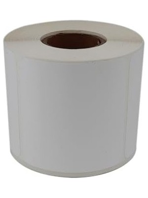 SBN - Store Prime Pp Tyre Etiket 80MM x 80MM Ruloda 400 Adet 40MM Çapında Yırtılmaya Dayanıklı Kuvvetli Yapışkanlı Etiket