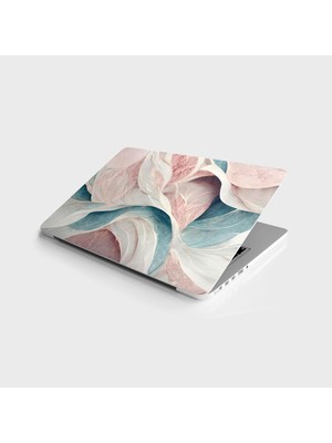 SBN - Store Prime Laptop Bilgisayar Notebook Pc Kaplama Etiketi Lüks Mermer Pastel Pembe