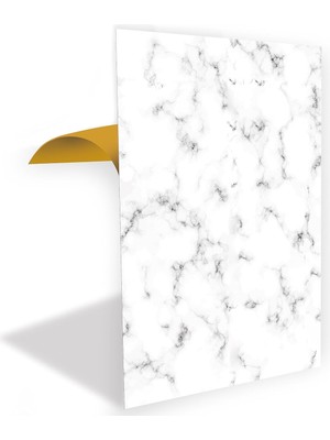 Kendinden Yapışkanlı Yer Zemin Kaplama, Duvar Kaplama, Fayans Çıkartması Granit Mermer Desenli Pvc Panel 41X62 cm (12 Adet / 3 M²)
