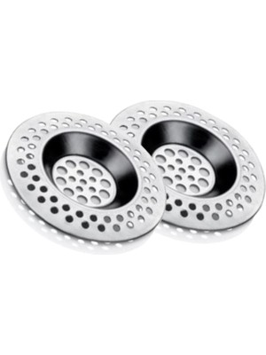 SBN - Store Prime Paslanmaz Çelik Mutfak Filtre Lavabo Süzgeci Küvet Tıkacı 2 Adet Evye EASYSO4030