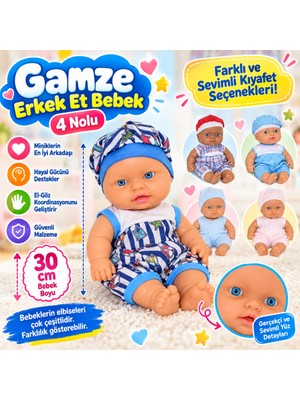 Küçük Hazine 0035 Gamze, Erkek Et Bebek - 4 Nolu (Adet Fiyatıdır)