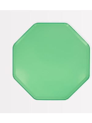 Emerald Green Side Plates - Zümrüt Yeşili Tabaklar (M) (X8)