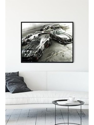 SBN - Store (PSTER13927) Yarış Arabası Çerçeveli Tablo 3 (40X50CM)