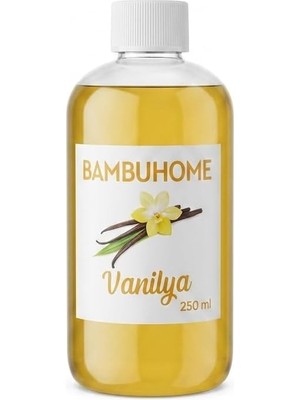 Oda Kokusu Vanilya Kokulu Oda Difüzörü Yedek Sıvısı, Refil, 250 Ml,çubuklu Oda Kokuları Için Yedek Vanilya Kokusudur