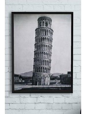 SBN - Store (PSTER13007) Kulesi Manzara Çerçeveli Tablo (30 x 40CM)